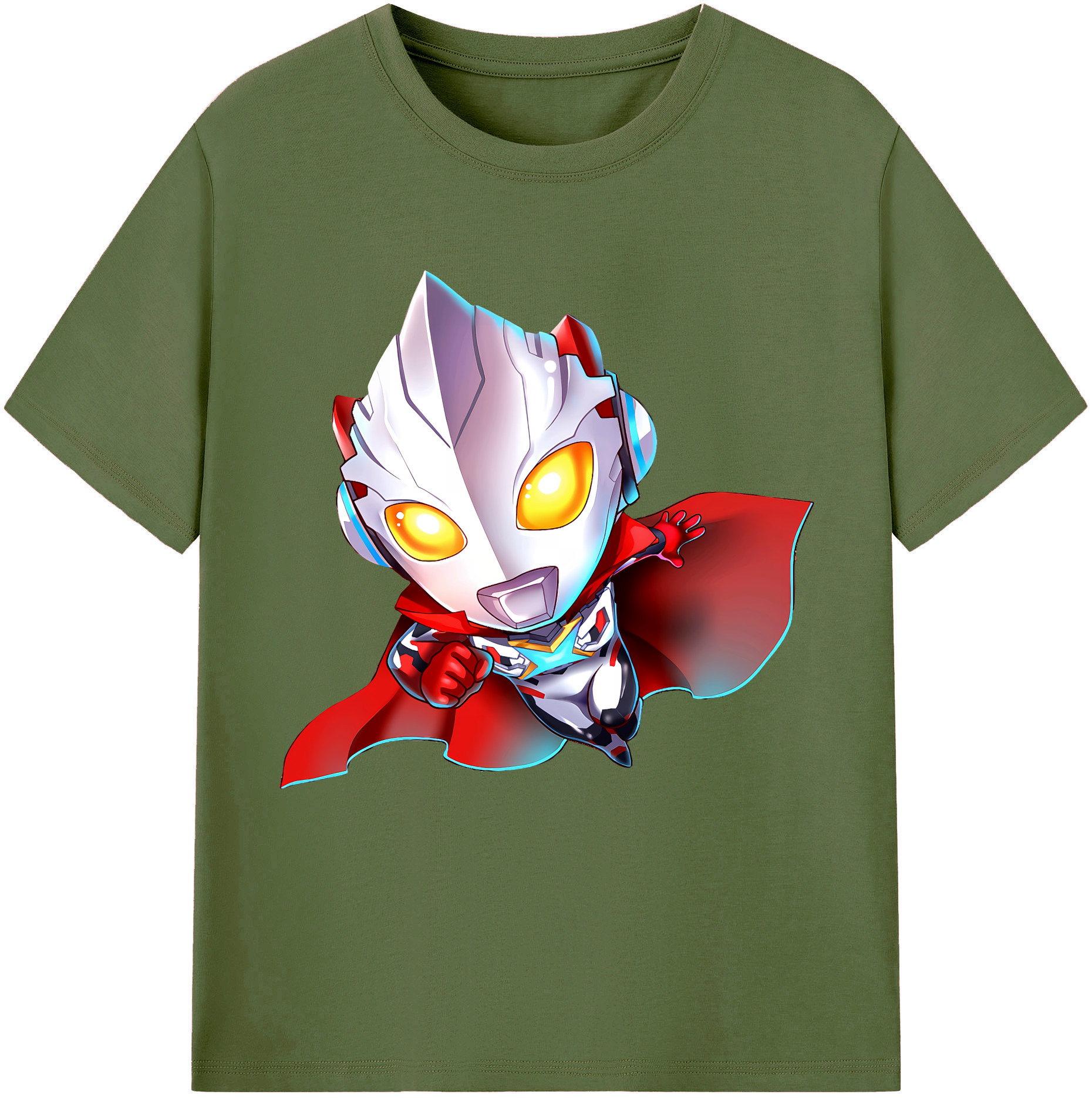 （画像用） ウルトラマン Ultraman 綿100％半袖Tシャツ（フロントプリント）